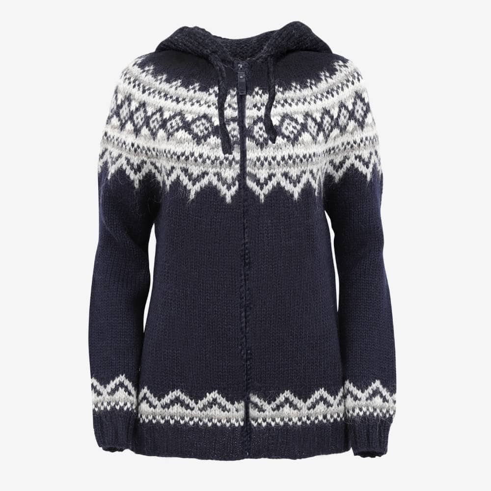 Brynja Icelandic Wool Sweater Zip & Hood